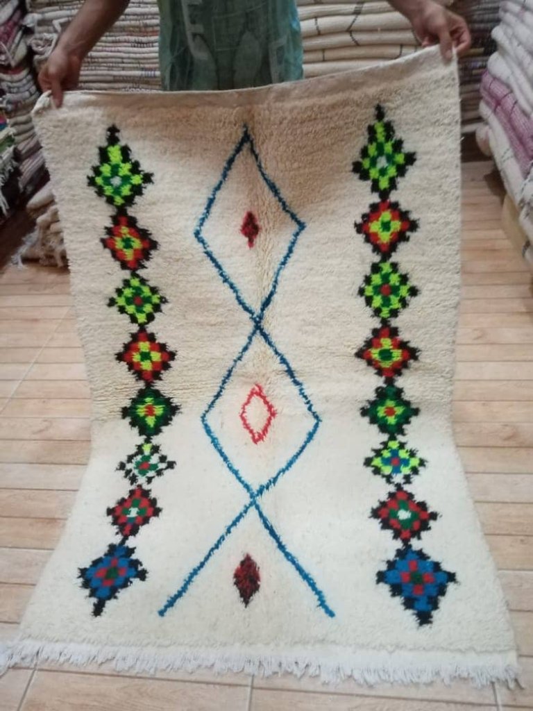 Boho Moroccan Rug, 3x5 FT