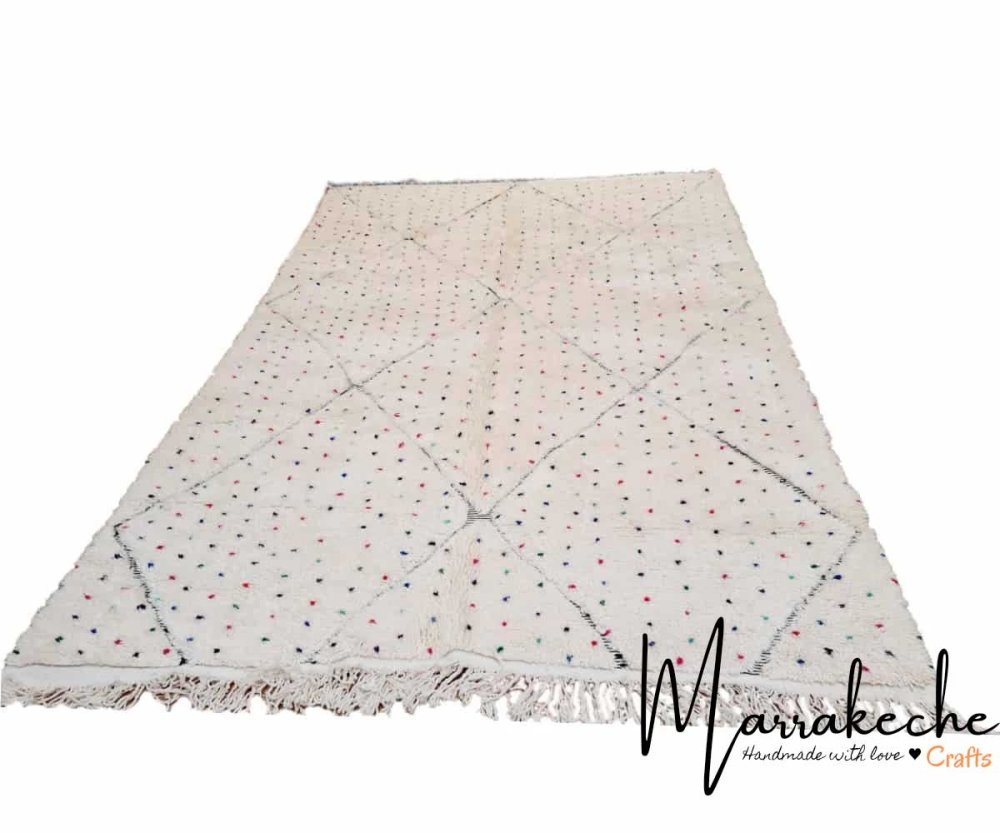 Boho Moroccan Rug (6.5x10 FT) Marrakeche Crafts