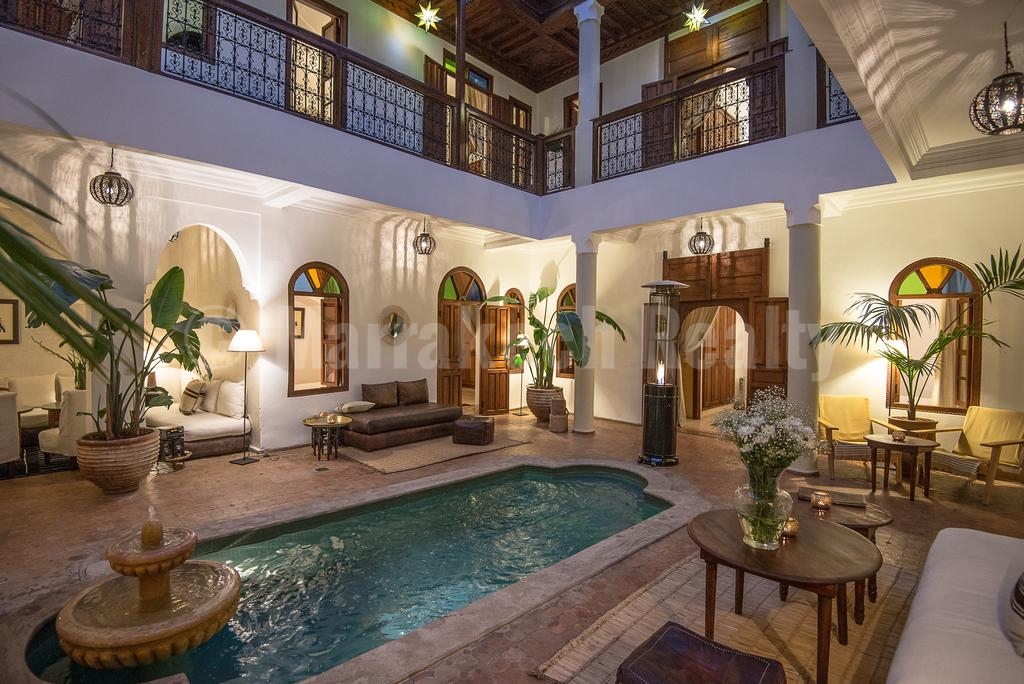 Riad maison d'hôtes de 8 chambres à vendre en Medina Marrakech Realty