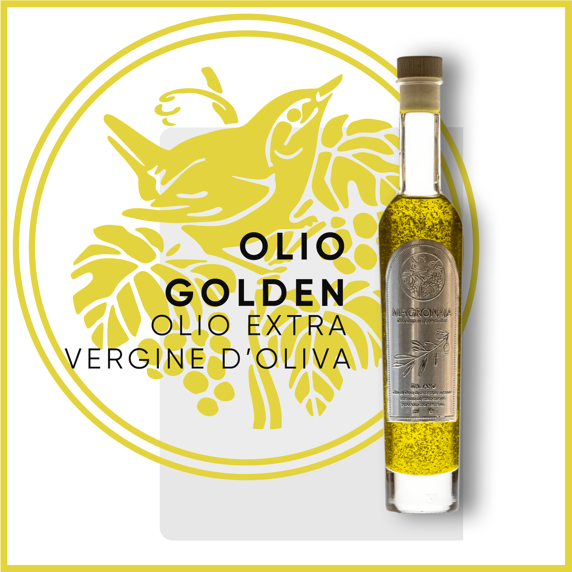 Extra Virgin Olive Oil with Gold La Marronaia