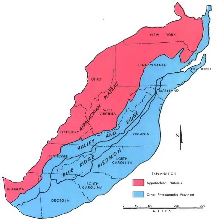 Appalachian Plateau Virginia Map Stress Relief Why it Matters for Waterwells on the Appalachian