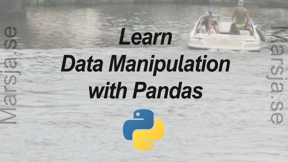 Data Manipulation with Pandas A Brief Tutorial