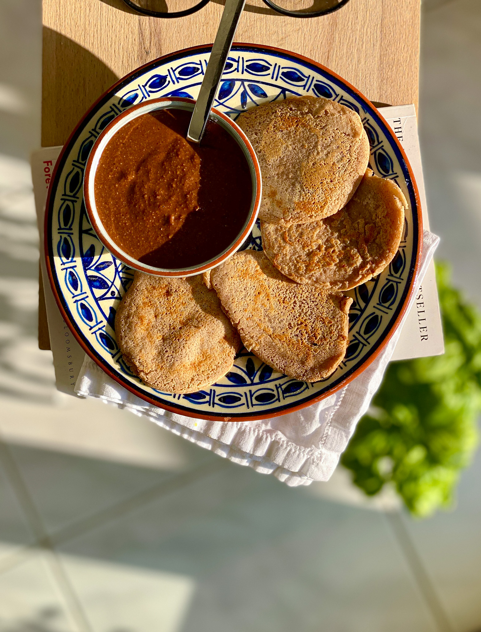 Chestnut flour pancakes (Vegan + Glutenfree) Marta in the jar