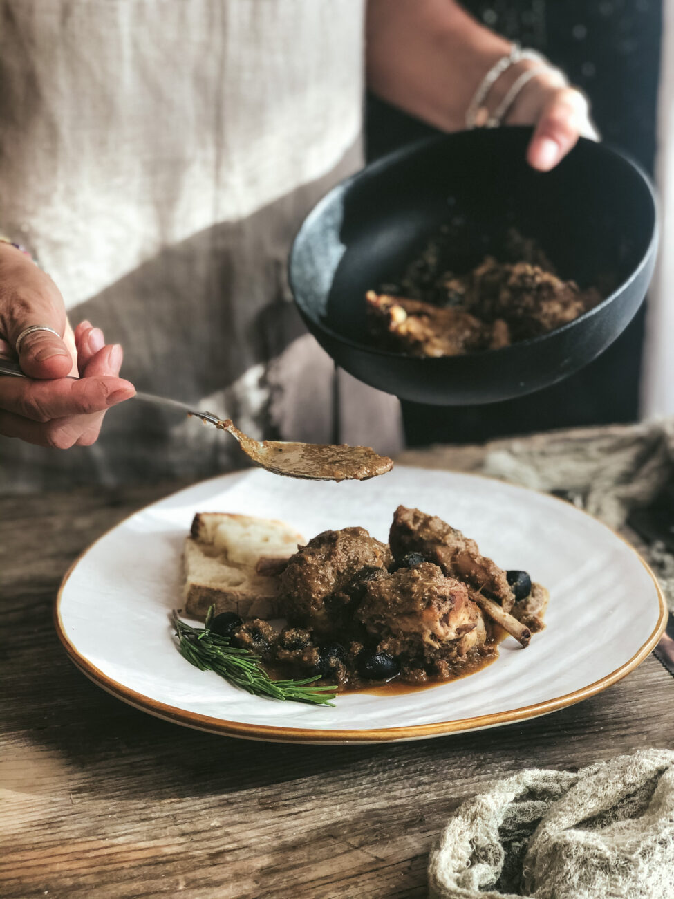 Rabbit Etruscan's Style Marta's Cooking Classes