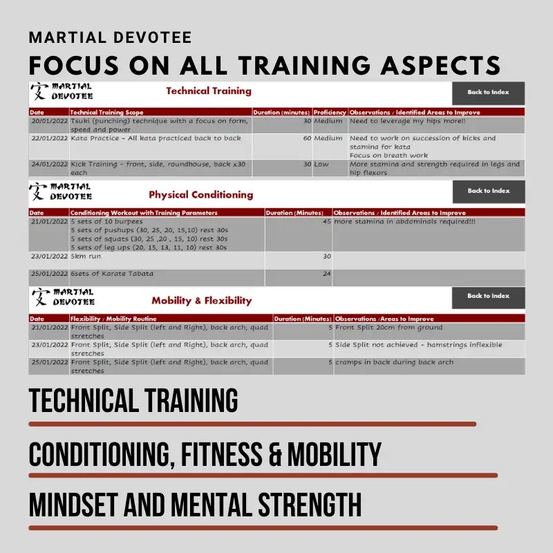 How to Track your Progress in Martial Arts Martial Devotee