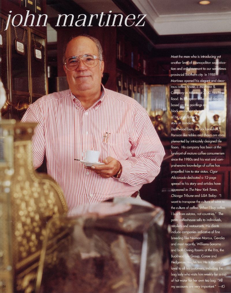 J. Martinez & Company Fine Coffees Press Coverage