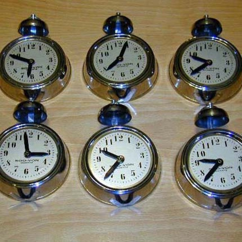 Production Clocks (Nest of Clocks) by Sam Dalal