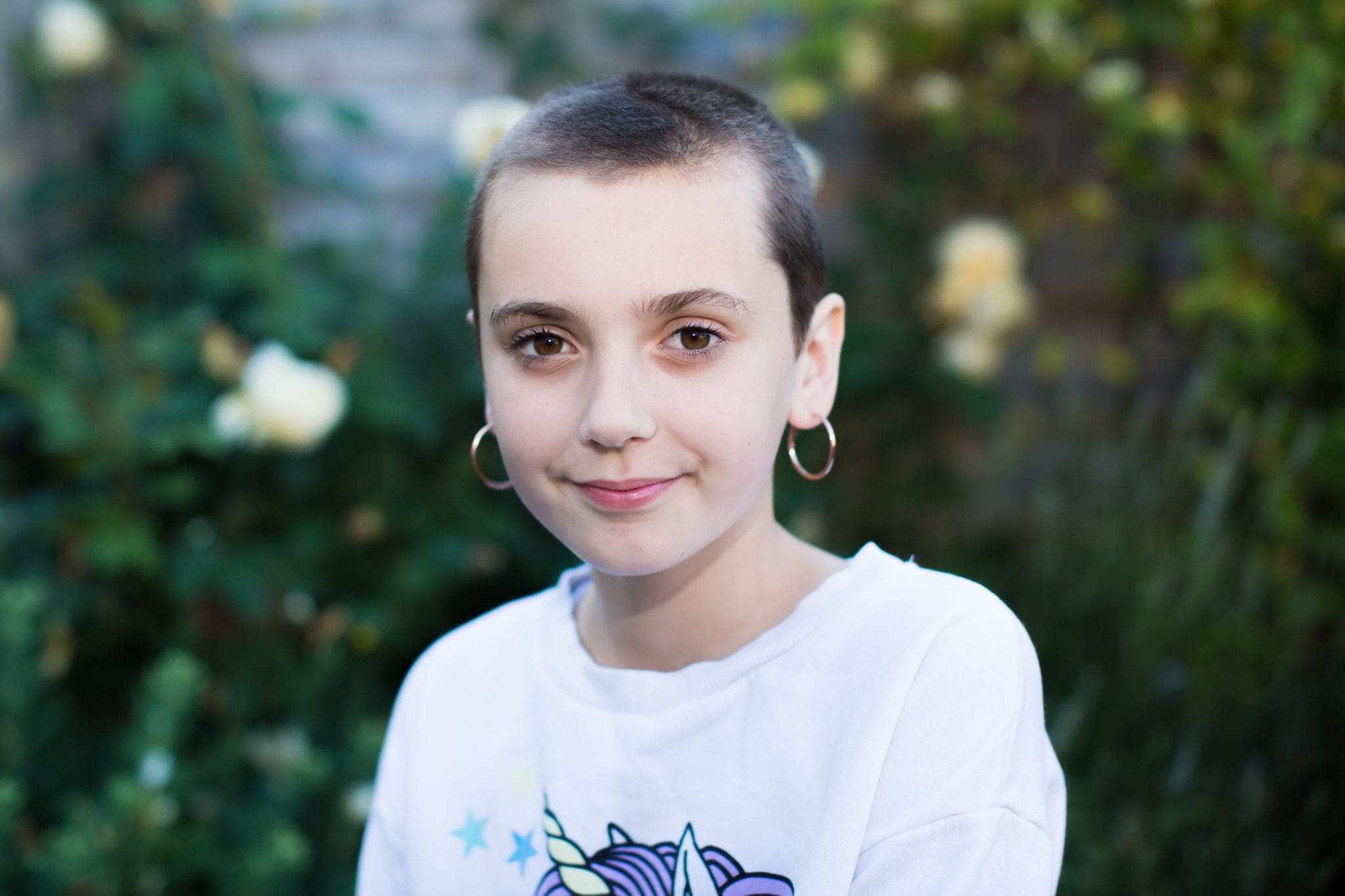 Young Delilah braves the shave Martlets