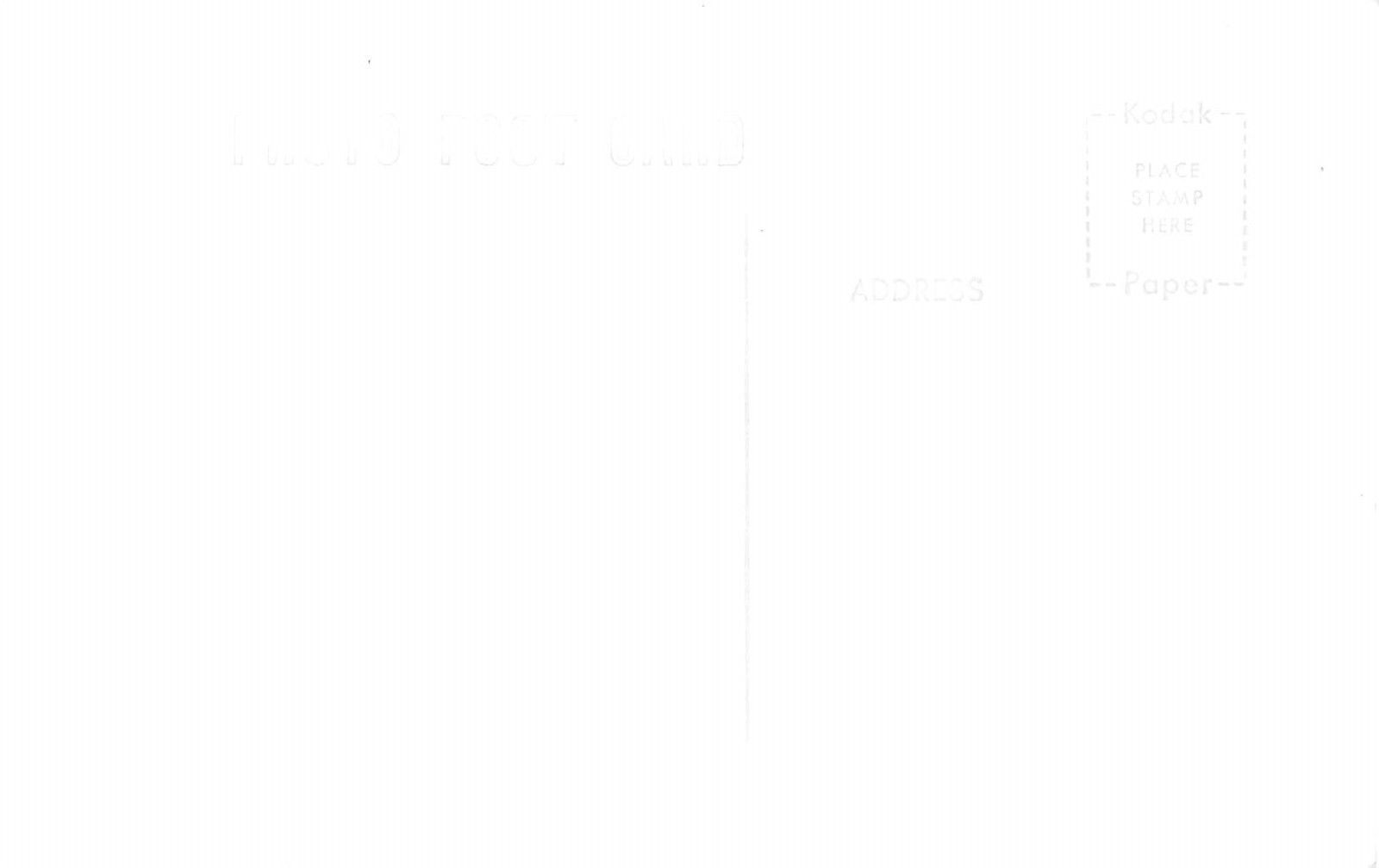 Pingree Idaho 1977 outside view Union Pacific train depot real photo pc