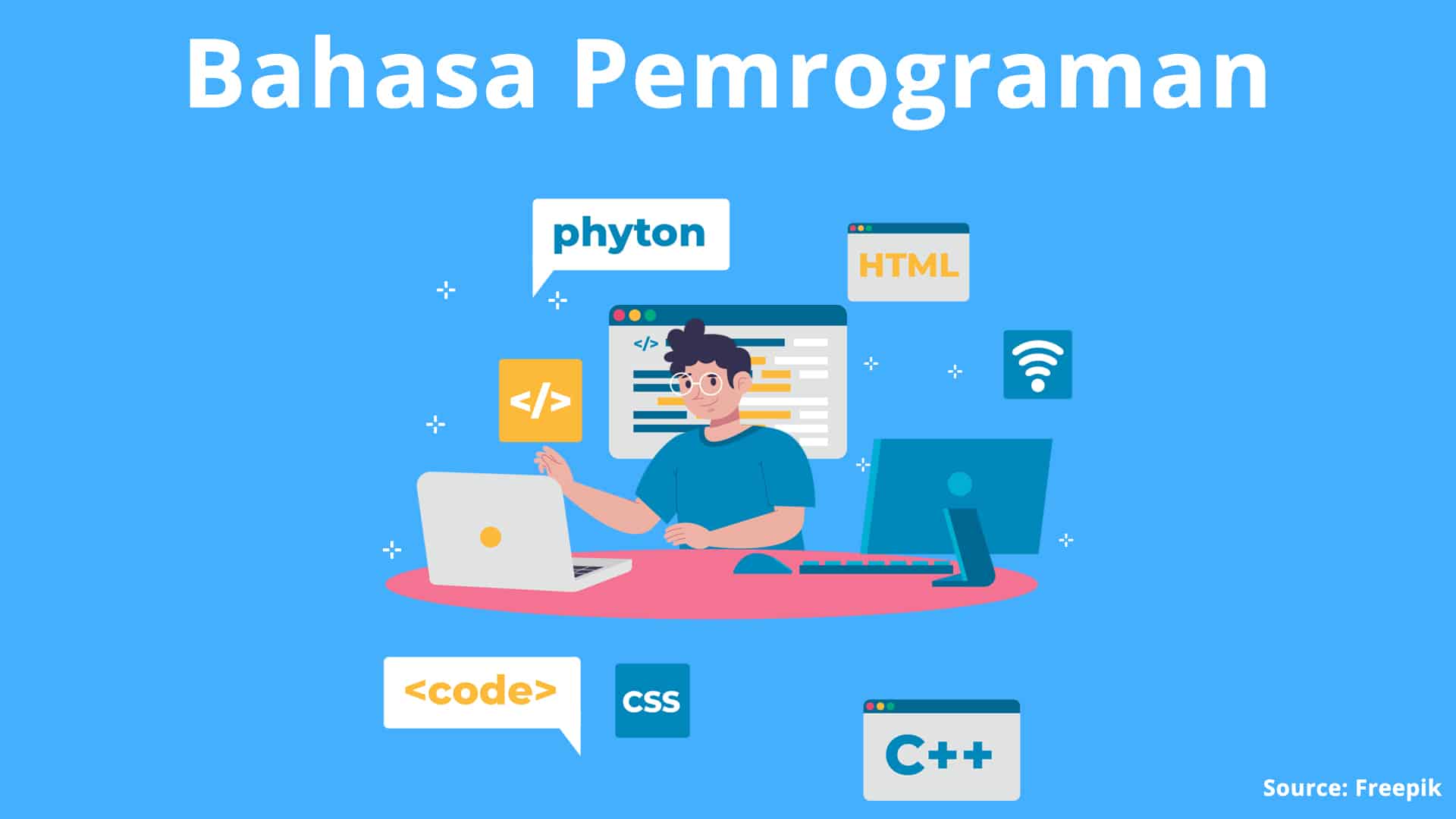 Bahasa Pemrograman Java, PHP, Bahasa C, Visual Basic dan Phyton