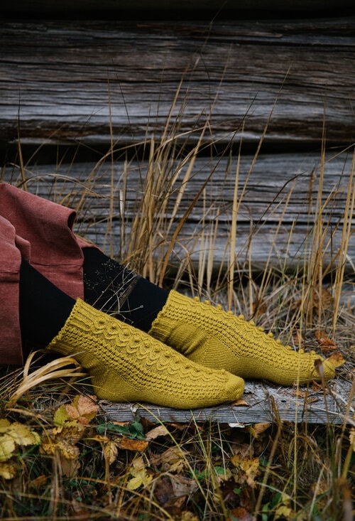 Socken stricken Maschenfein