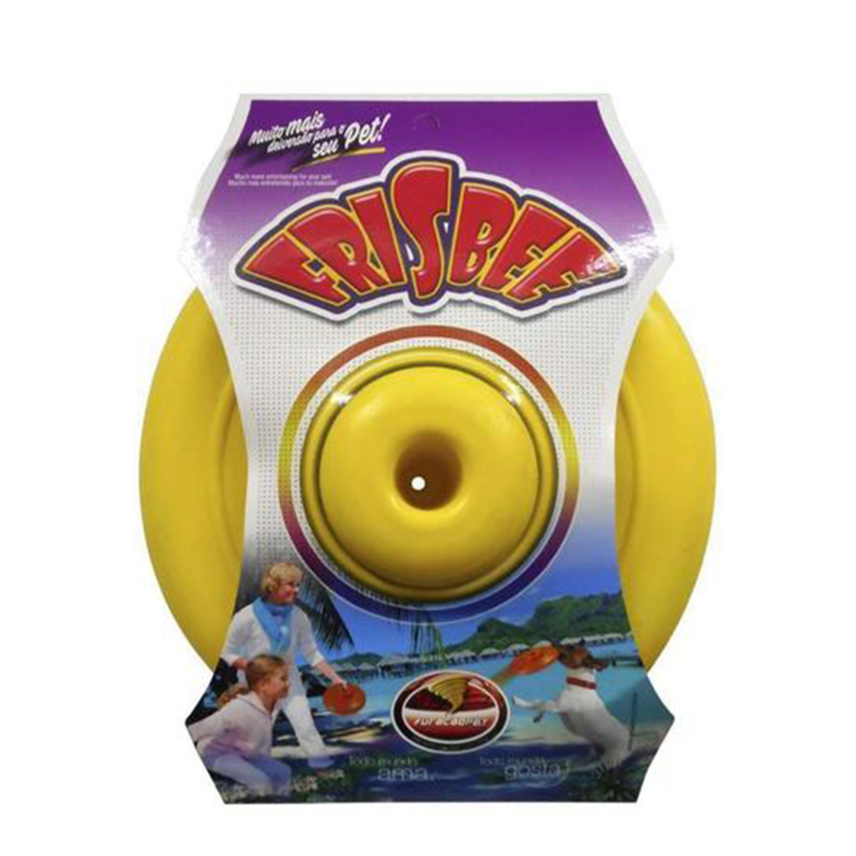 JUGUETE PARA PERRO FRISBEE DE GOMA FURACAOPET Mascotas y Cia Todo