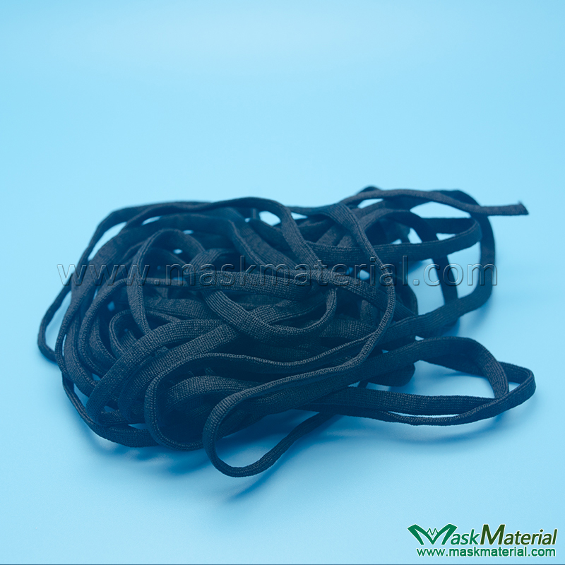 Black Elastic BandMaskMaterial