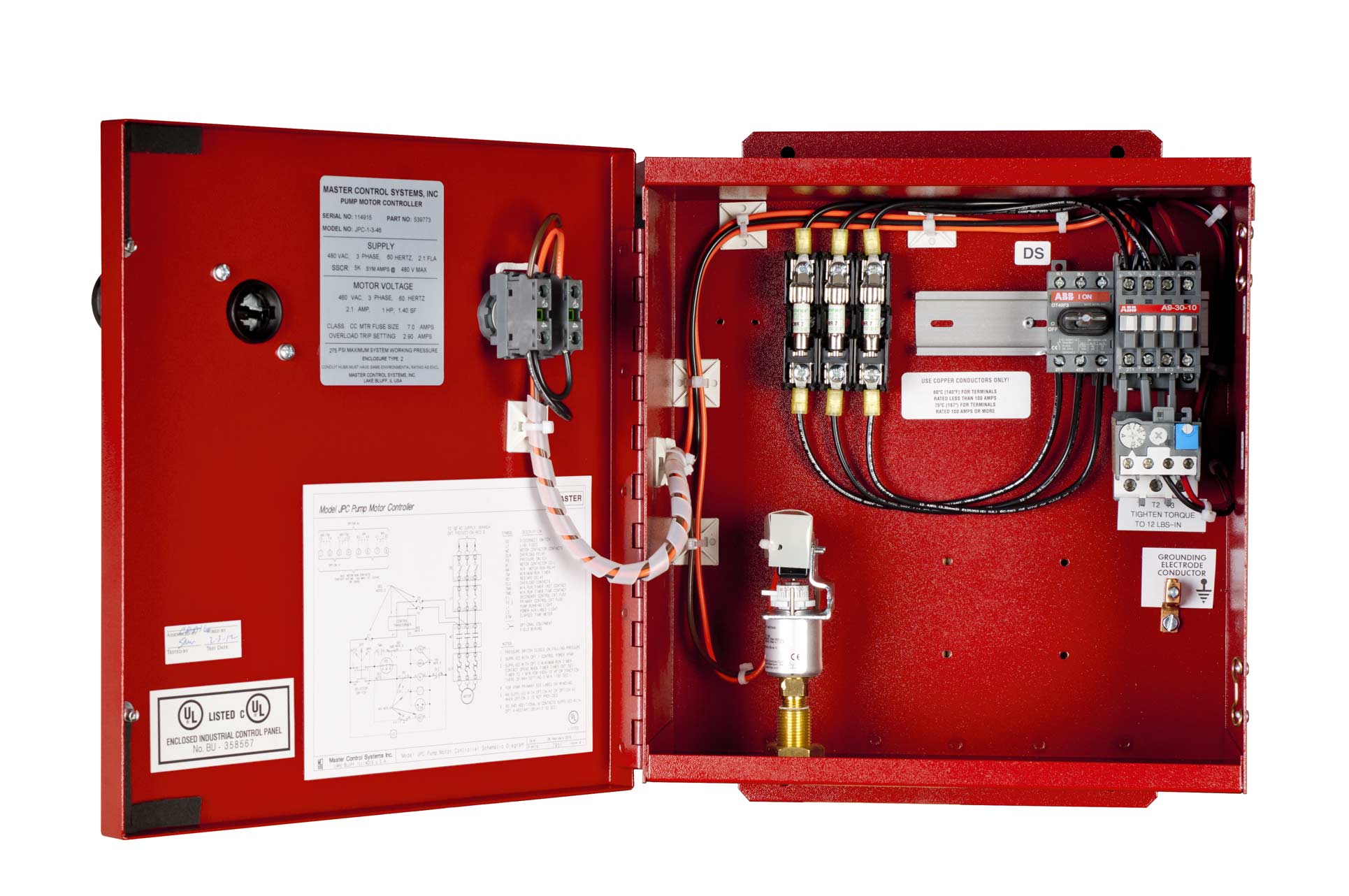 Fire Pump Controller Jockey Pumps, Alarm Panels, and Low Suction