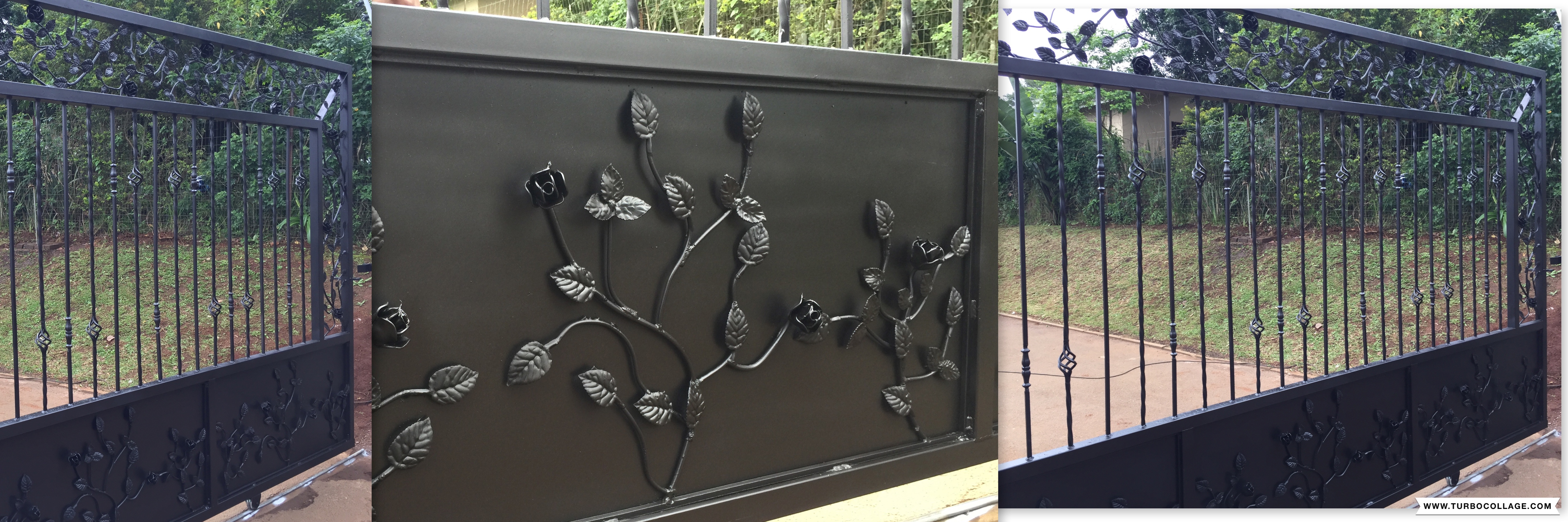 Wrought Iron Sliding Gate Installation Master Gates Durban