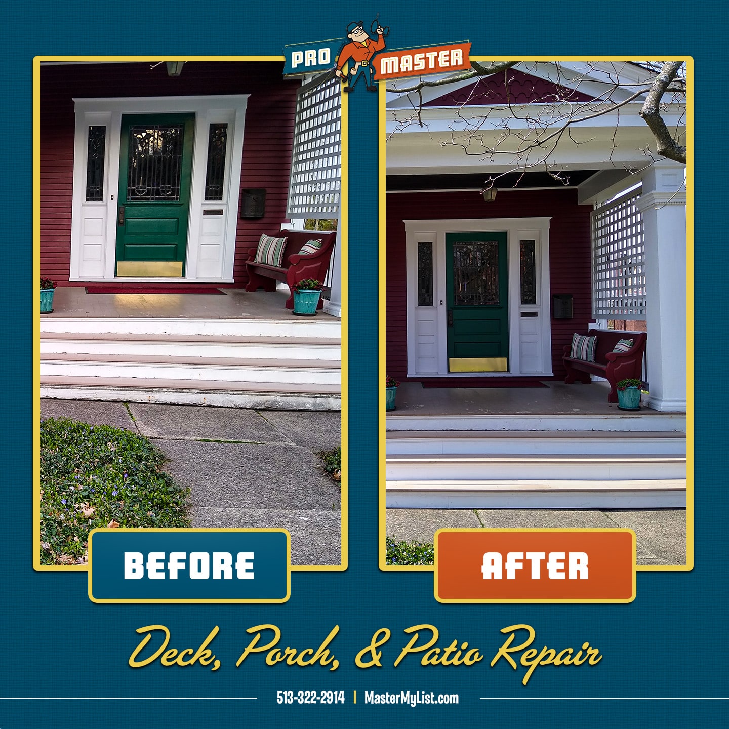 Porch Repair | ProMaster Home Repair & Handyman