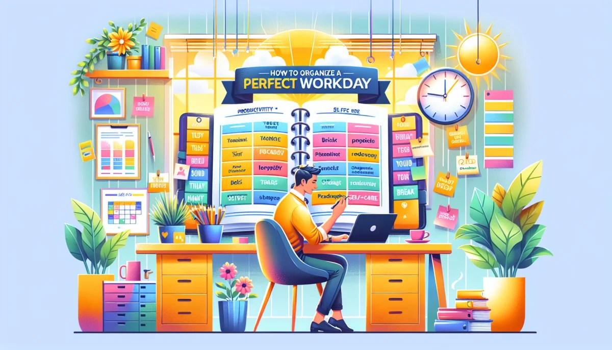 Organize a Perfect Workday boost productivity & reduce stress