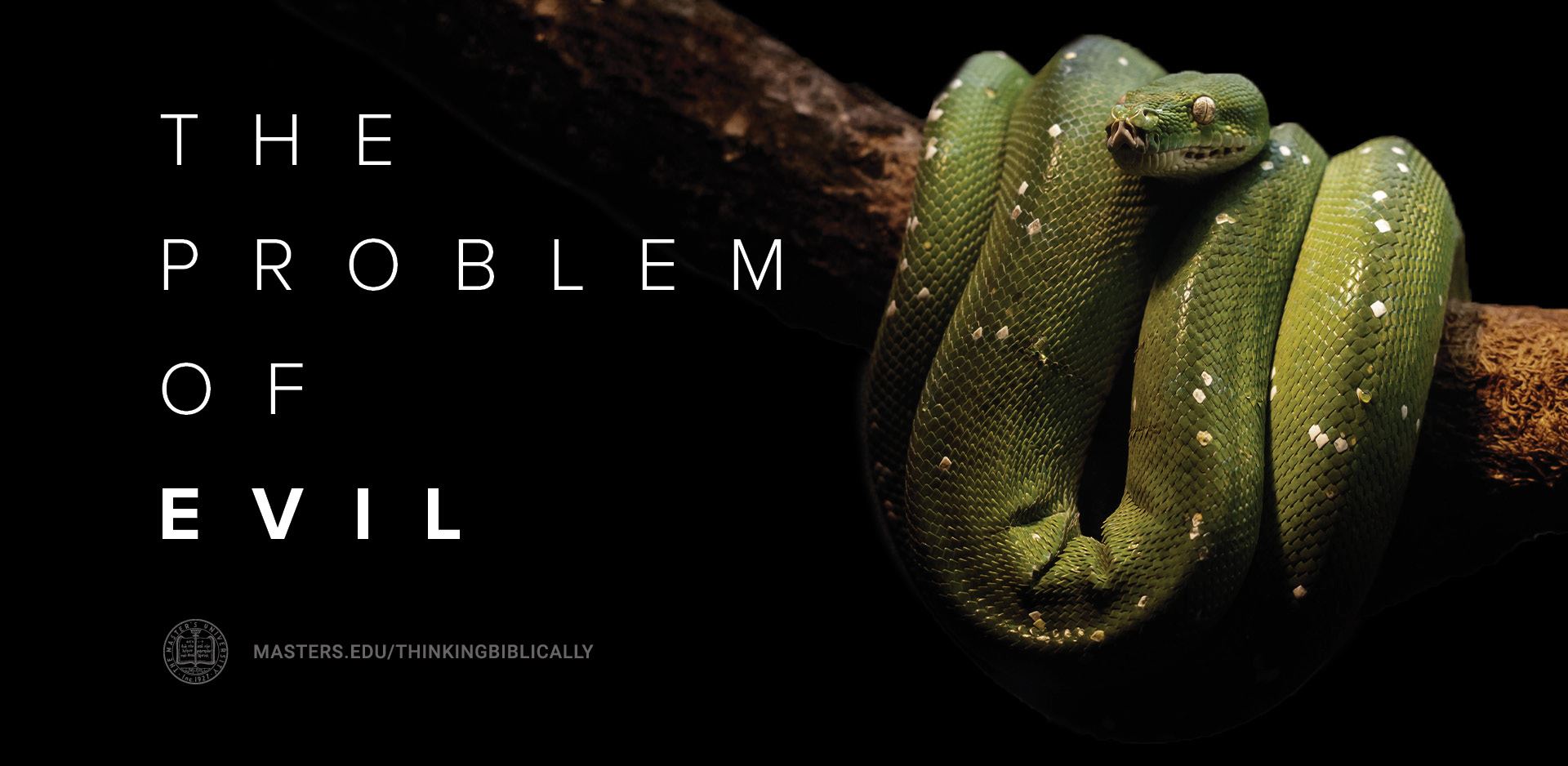 The Problem Of Evil The Master's University