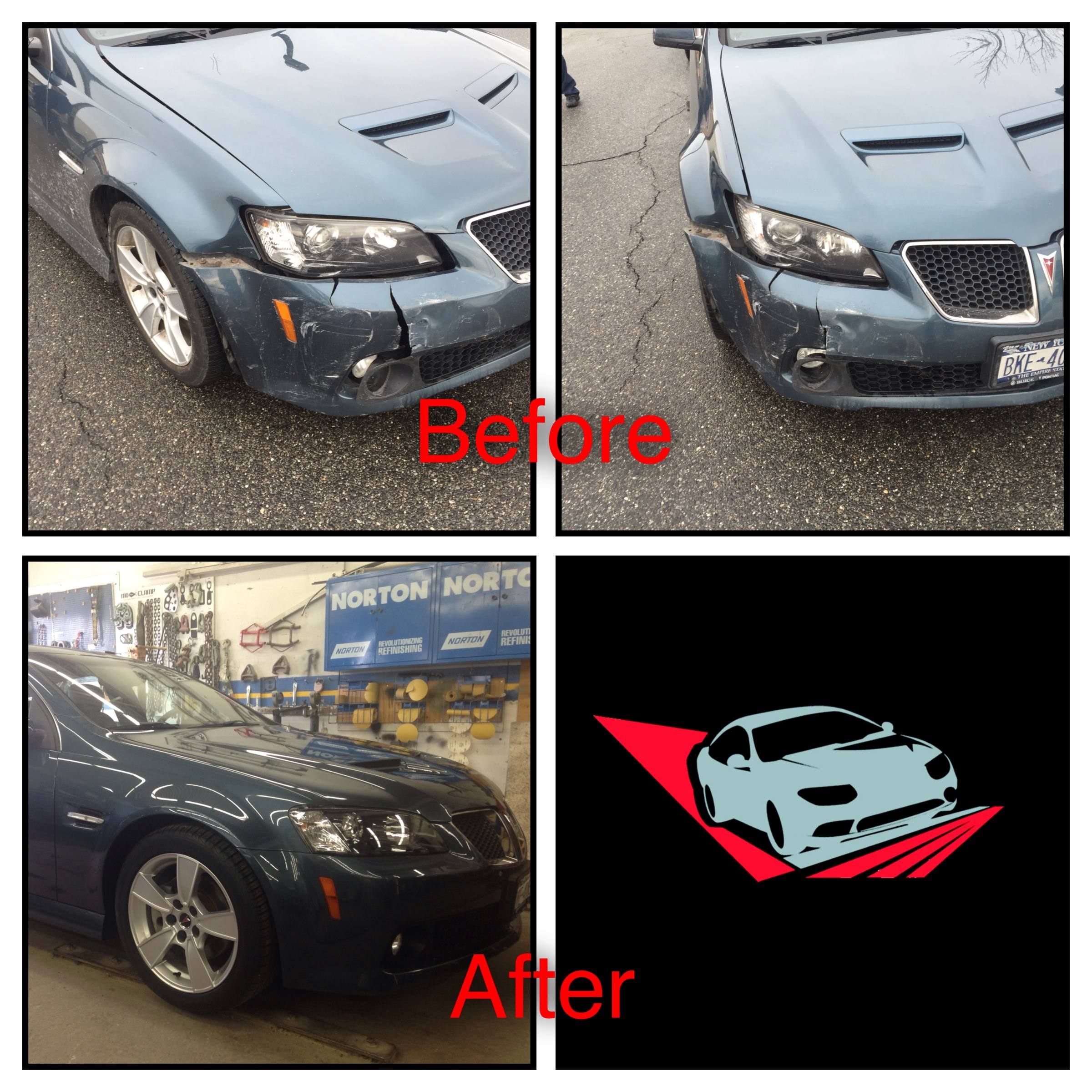 Before and After Gallery Masters Collision