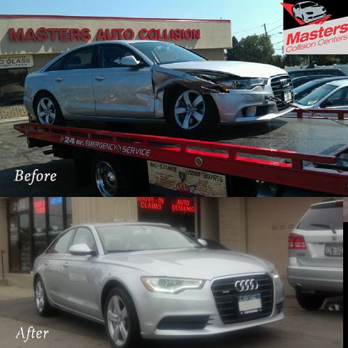 Before and After Gallery Masters Collision