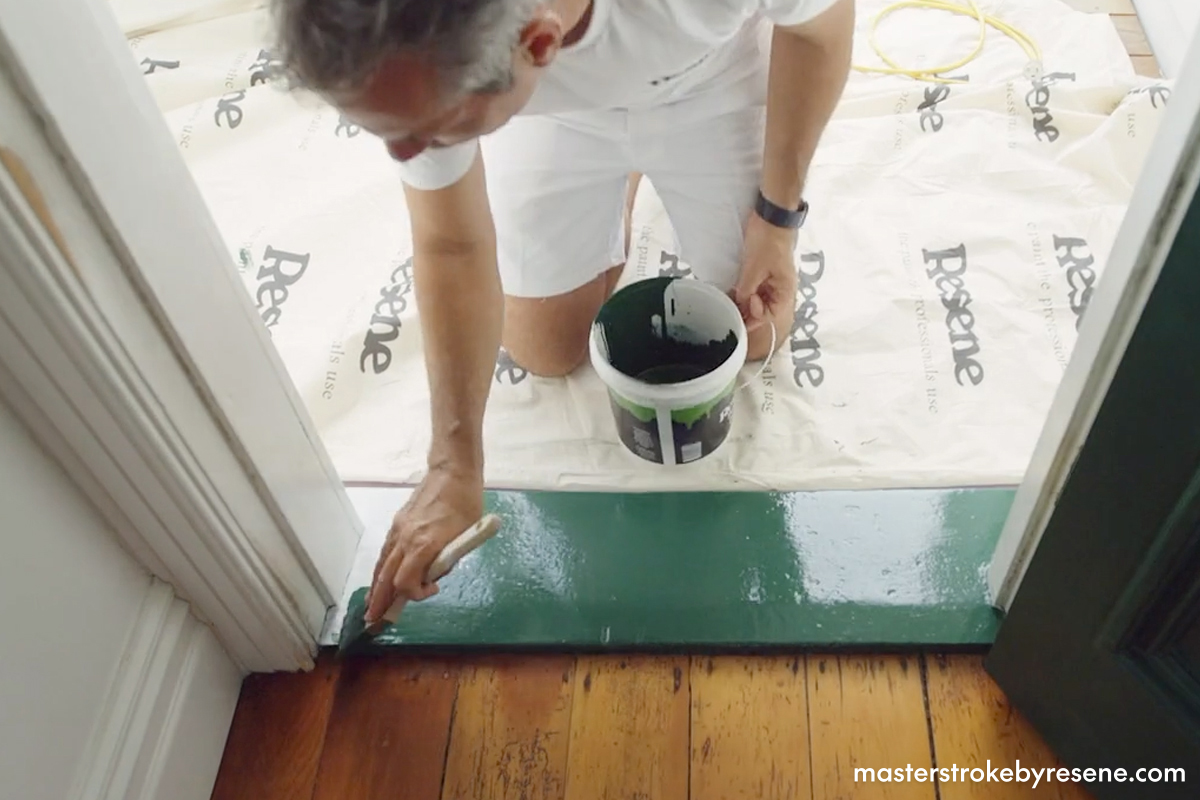 How to paint an exterior door MasterStroke by Resene