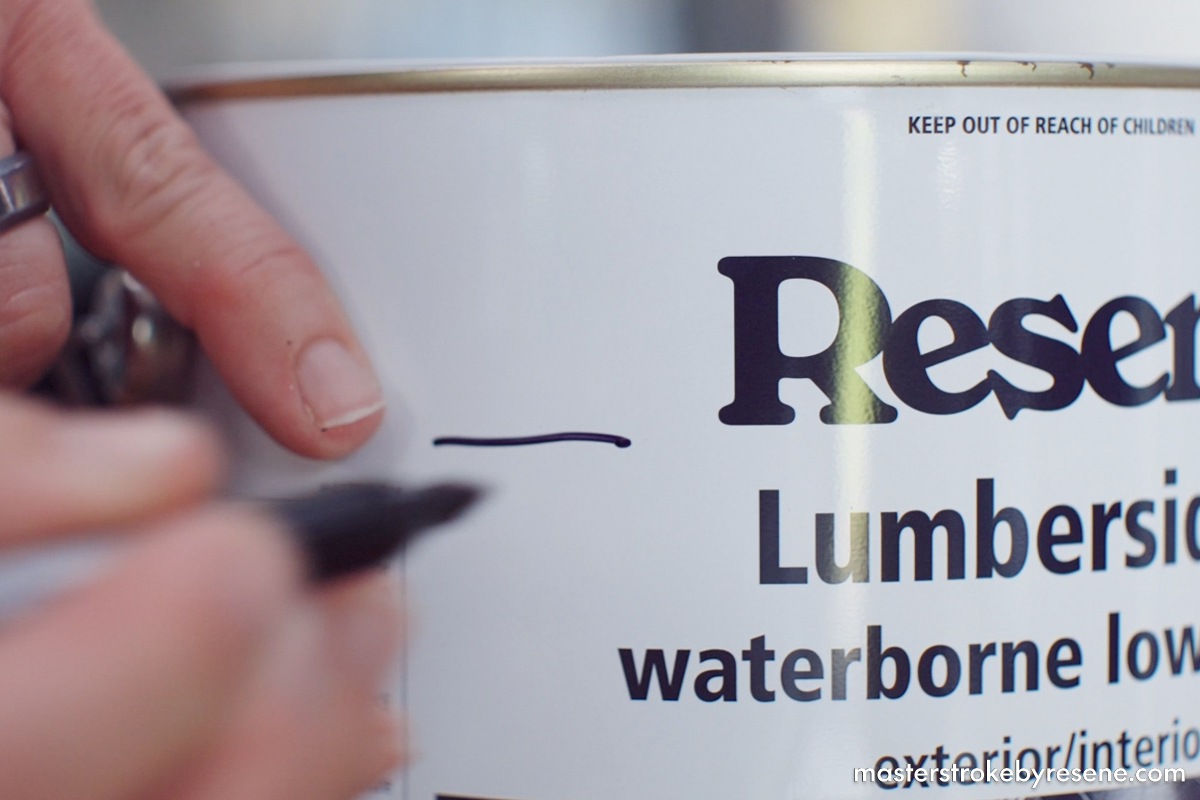 Simple paint storage solutions MasterStroke by Resene