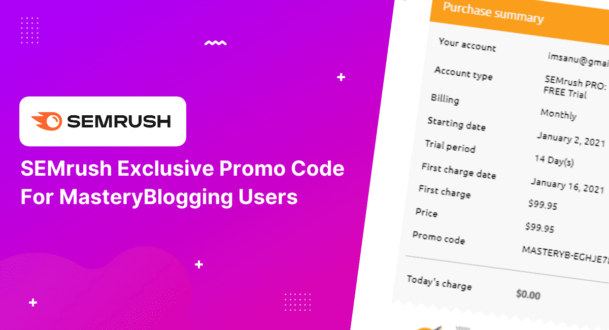 Semrush Promo Code in March 2022 [Verified and Tested]