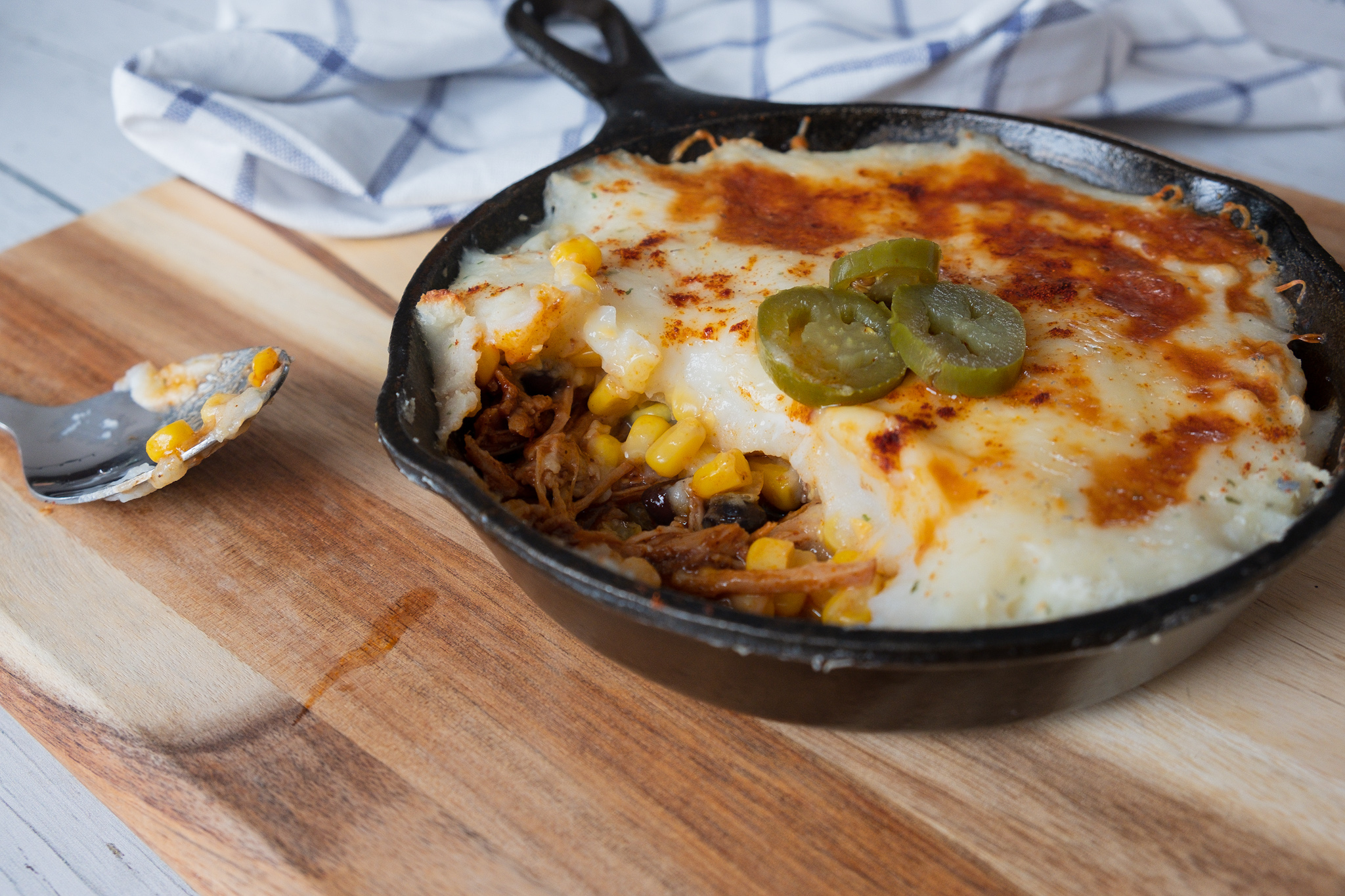 Pâtéchinois mexicain au porc éffiloché (22eme semaine)