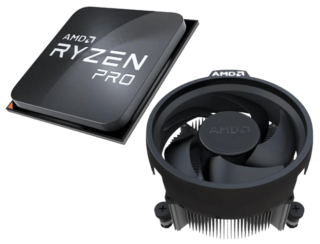 AMD Ryzen 3 Pro 4350G, With Wraith Stealth Cooler MAT Computer System