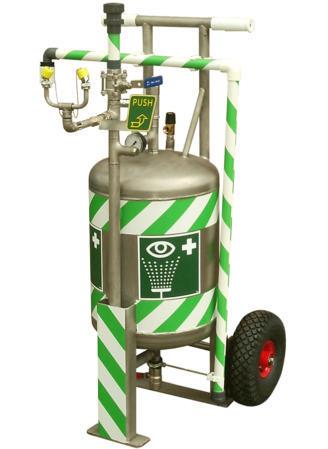 MB 27 Mobile Safety Shower & Eyebath Matcon