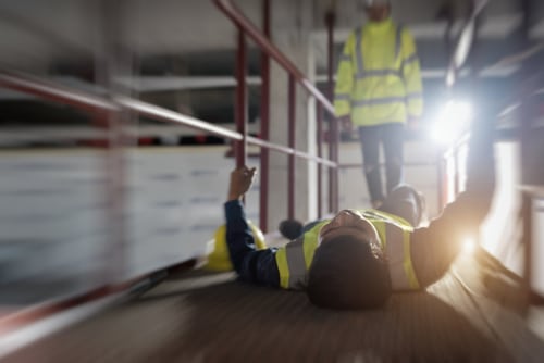 Is the manufacturing company liable if you fall from scaffolding?