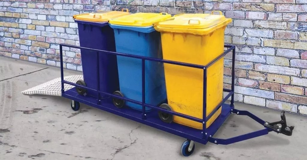 Wheelie Bin Transporter Trailers Materials Handling