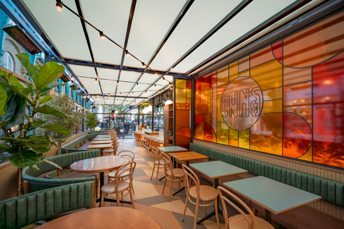 Michaelis Boyd unveils vibrant interior for new Buns & Buns restaurant