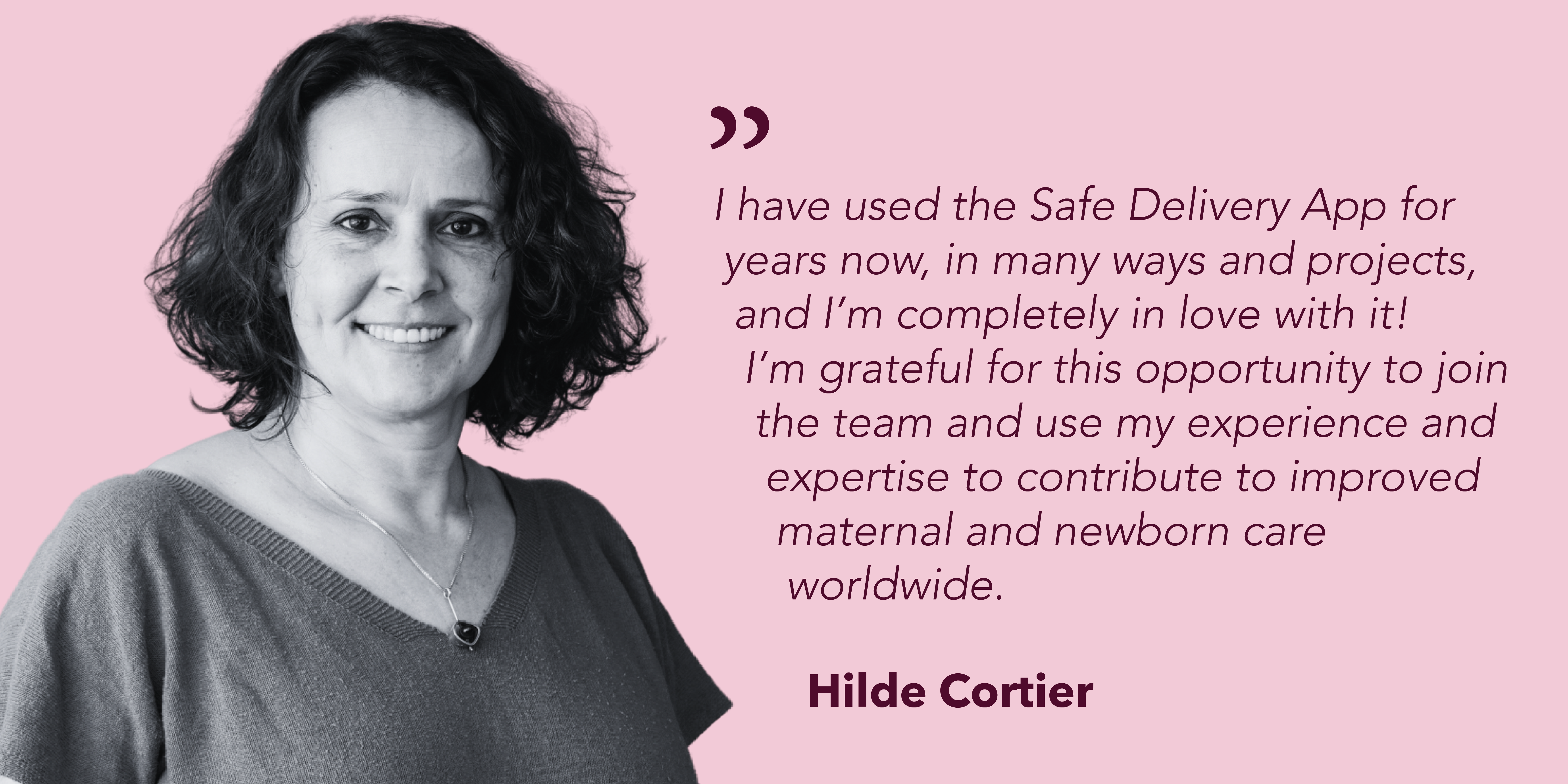 Global Health Expert Hilde Cortier joins Maternity Foundation as