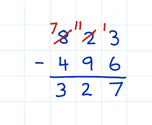 3 Digit Subtraction Worksheets