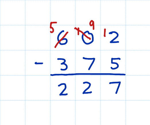 3 Digit Subtraction Worksheets