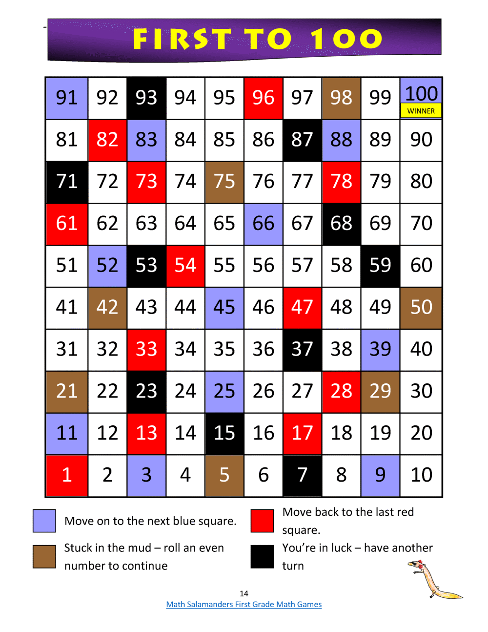 First Grade Math Games