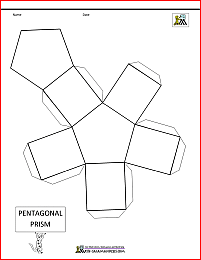 3d Geometric Shapes - Nets