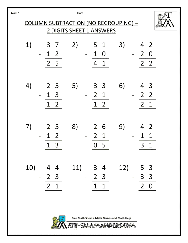 Math Worksheets Engaged Immigrant Youth