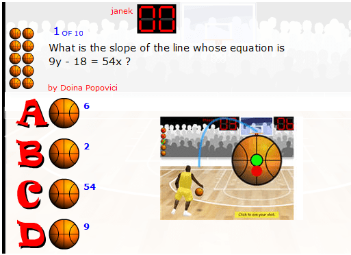 Basketball Math Game 3rd Grade Math Games Toy Theater
