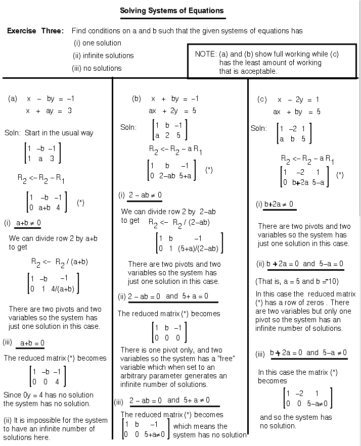 Linear Algebra MATH100 Revision Exercises Resources Mathematics