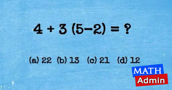 Equation 11 Choose the correct answer Math Admin