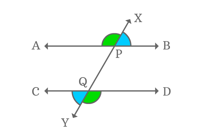 Alternate Exterior angles of Parallel lines & their Transversal