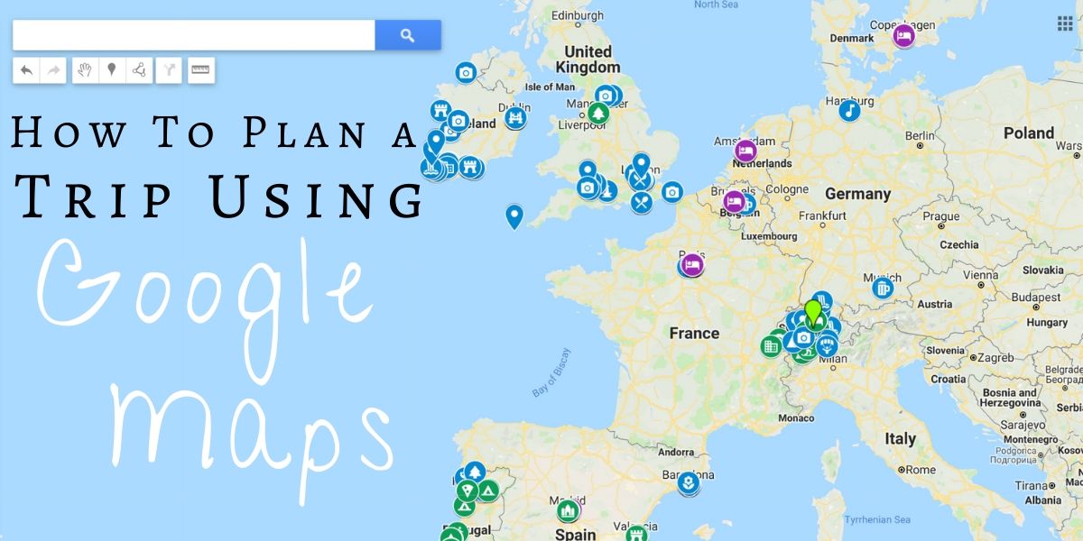 How to Plan a Trip Using Google My Maps Mathers on the Map