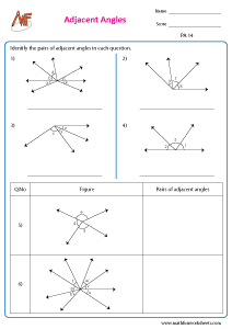 Pair of Angles | Math Fun Worksheets