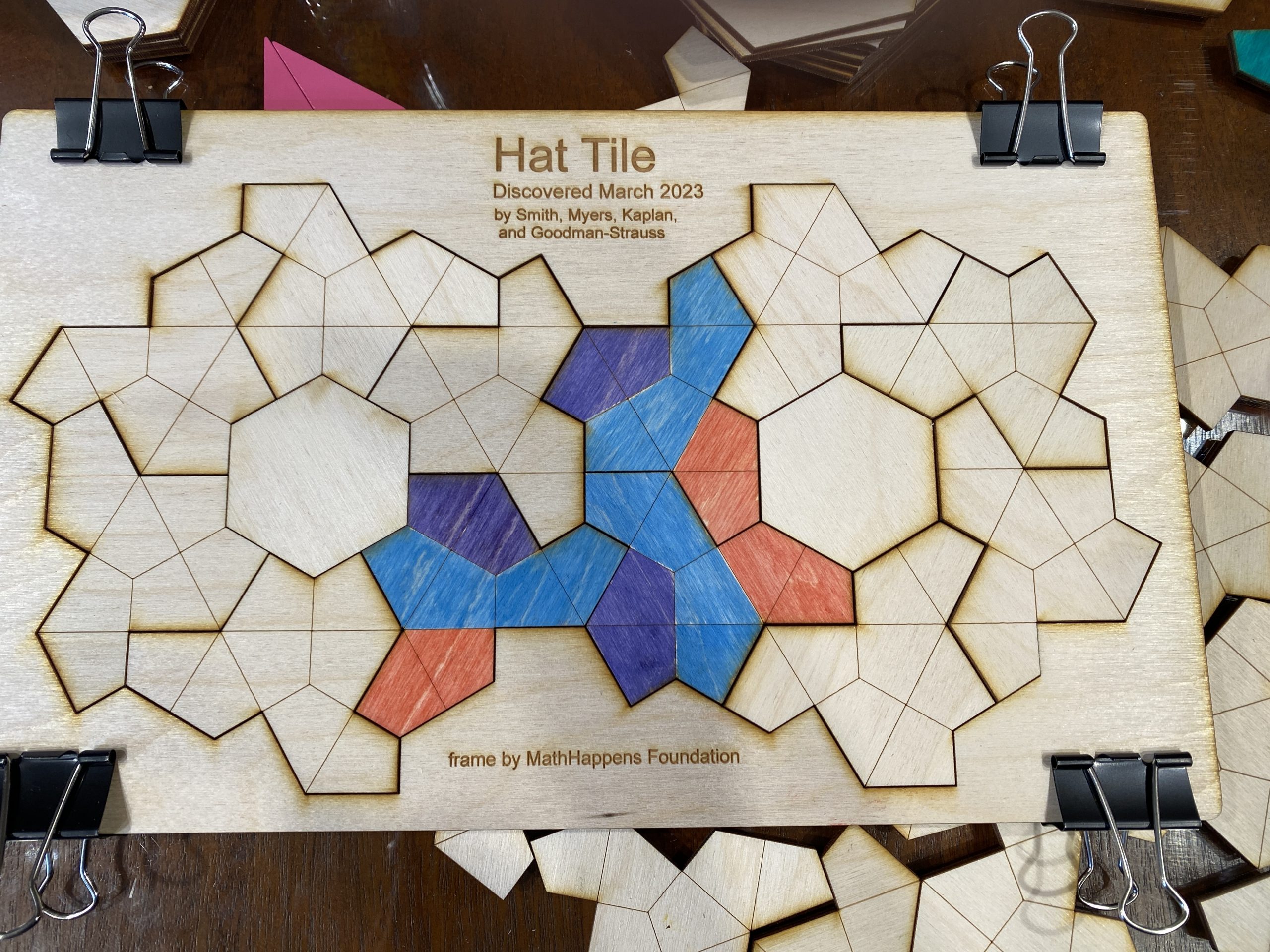 Take and Make First Versions of Hat Tiles and 21st Century Pattern