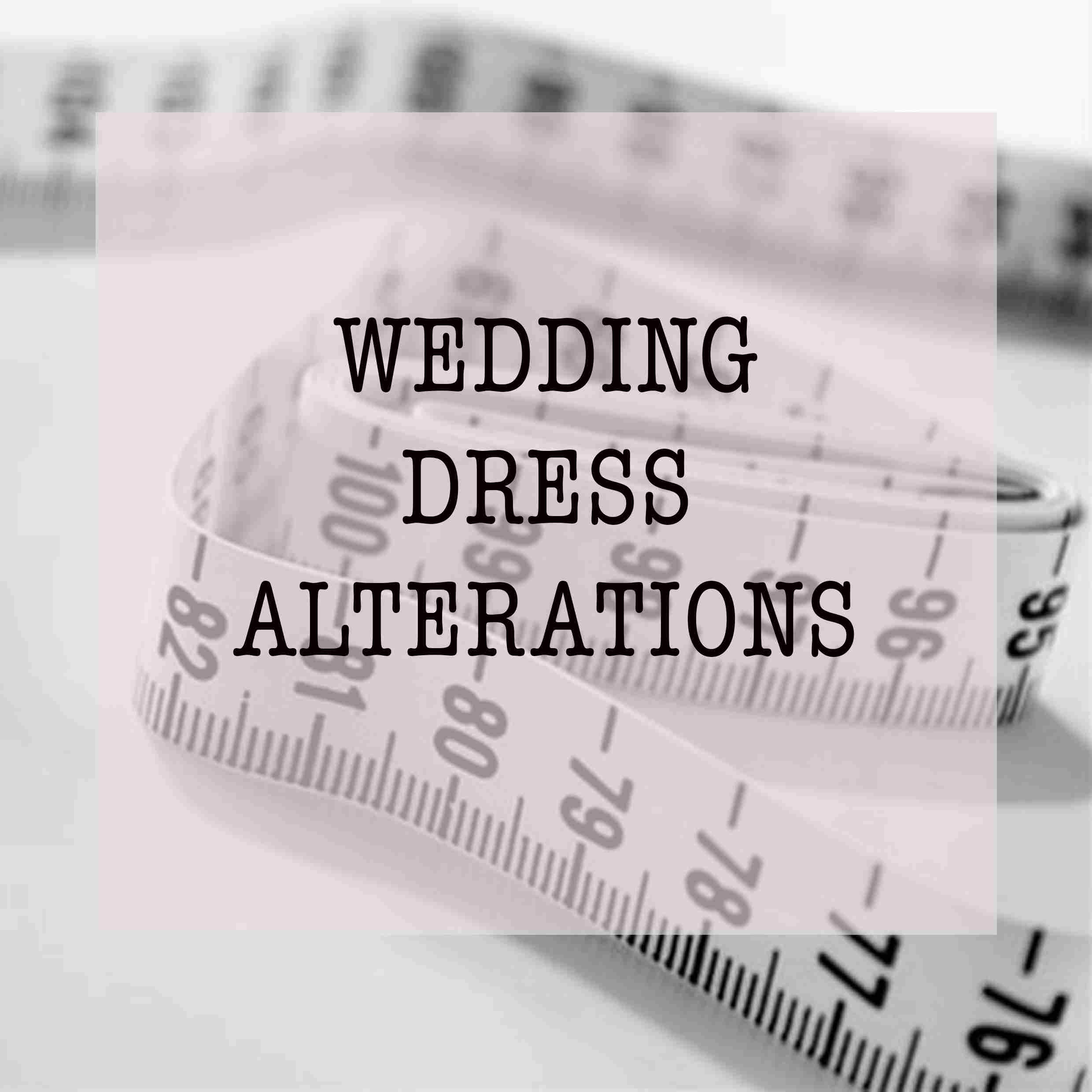 Wedding Dress Alterations Mathilda Rose