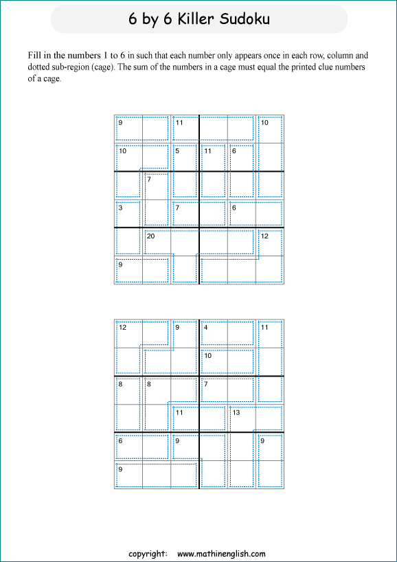 Printable math, logic and number puzzle for kids to boost math skills