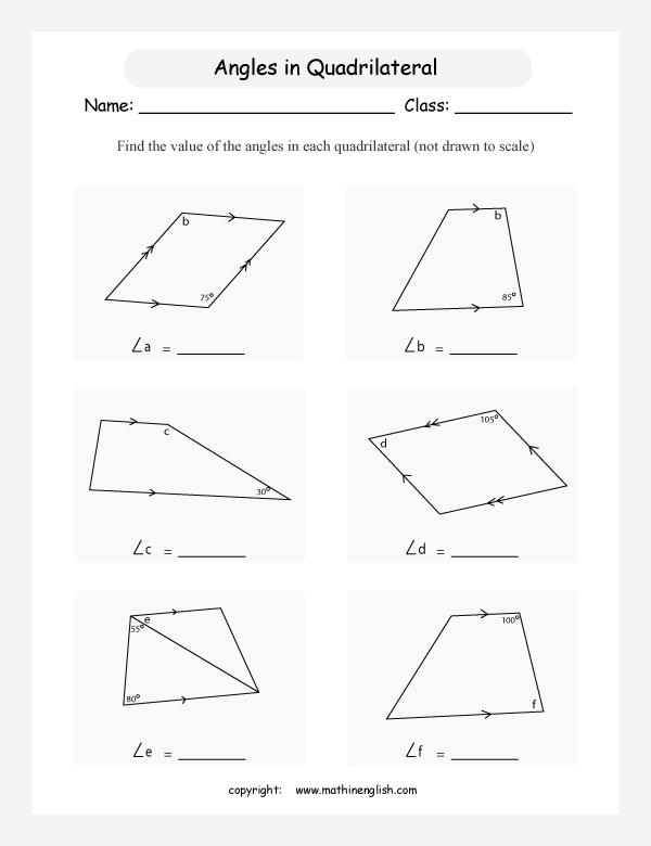 Angles Of Polygon Worksheet Printable Sheet Education