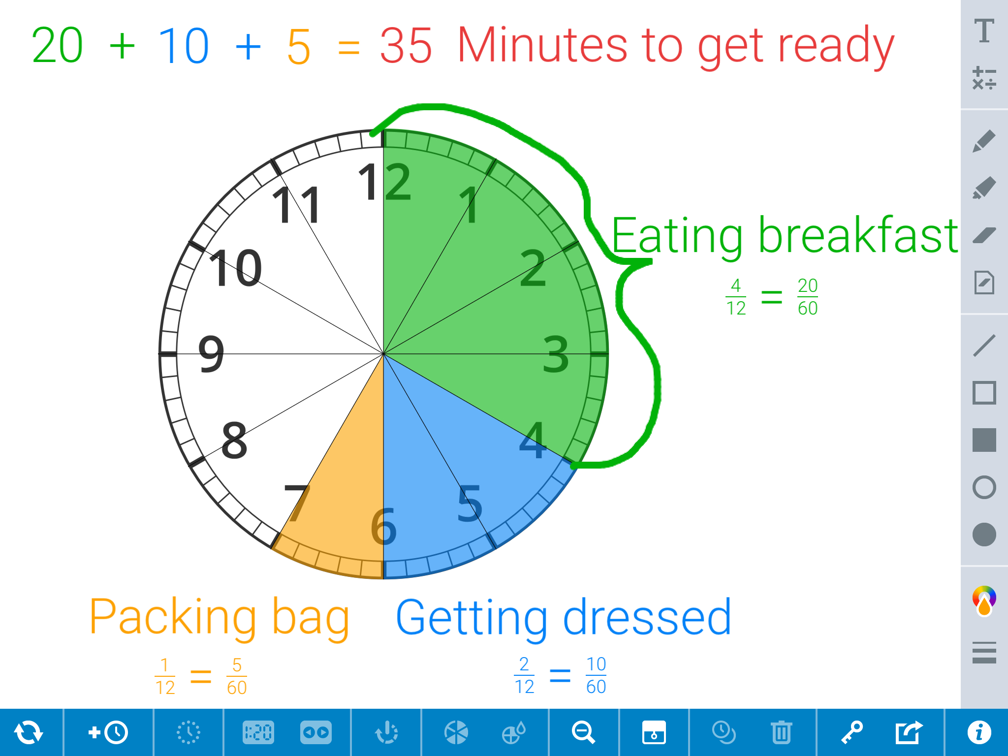 Math Clock The Math Learning Center